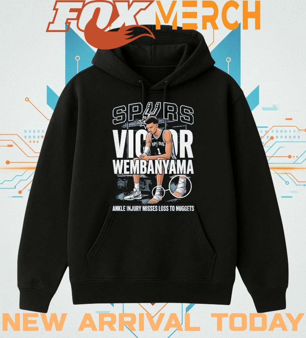 Spurs’ Victor Wembanyama misses loss to Nuggets t-shirt