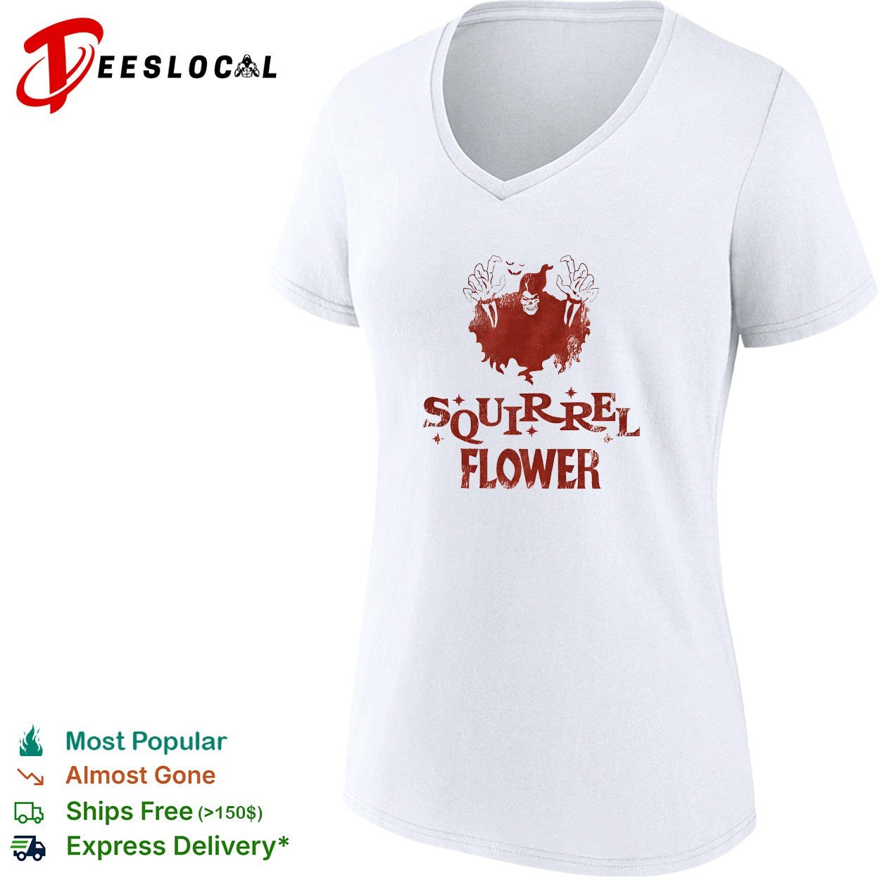 Squirrel Flower shirt