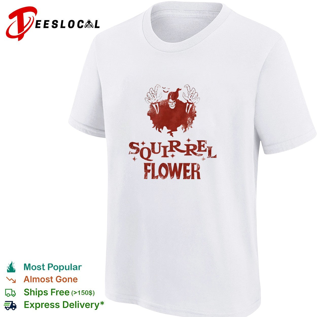 Squirrel Flower shirt