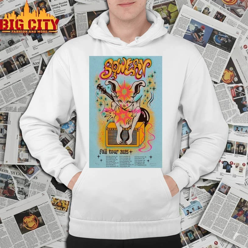 Sqwerv 2025 Fall Tour Poster shirt