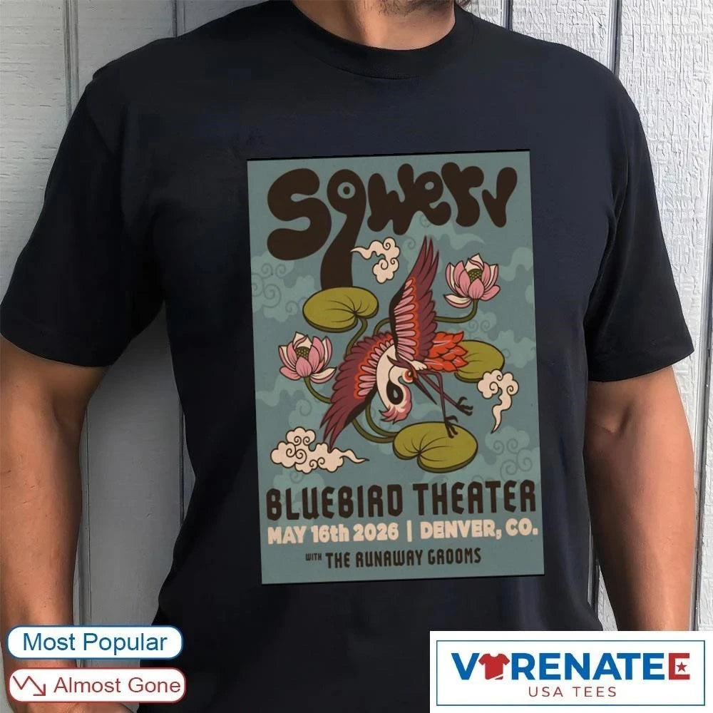 Sqwerv May 16 2026 Bluebird Theater in Denver CO Poster shirt