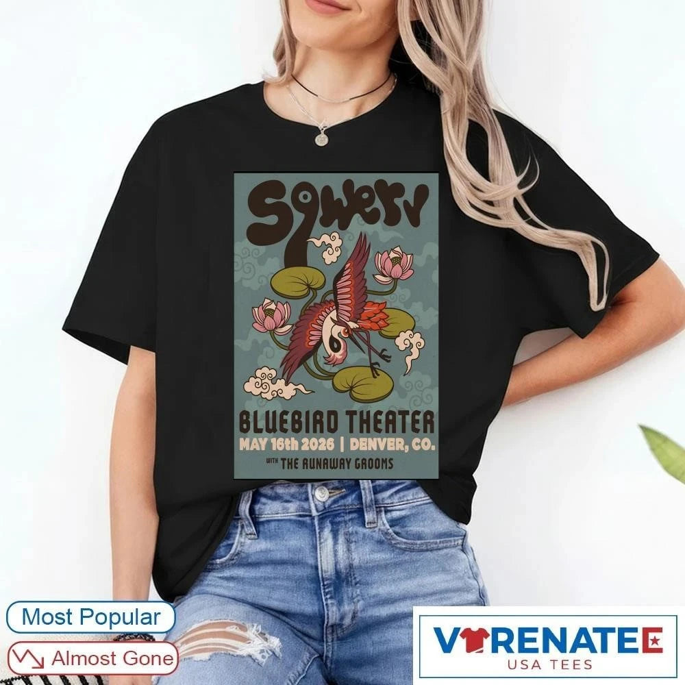 Sqwerv May 16 2026 Bluebird Theater in Denver CO Poster shirt