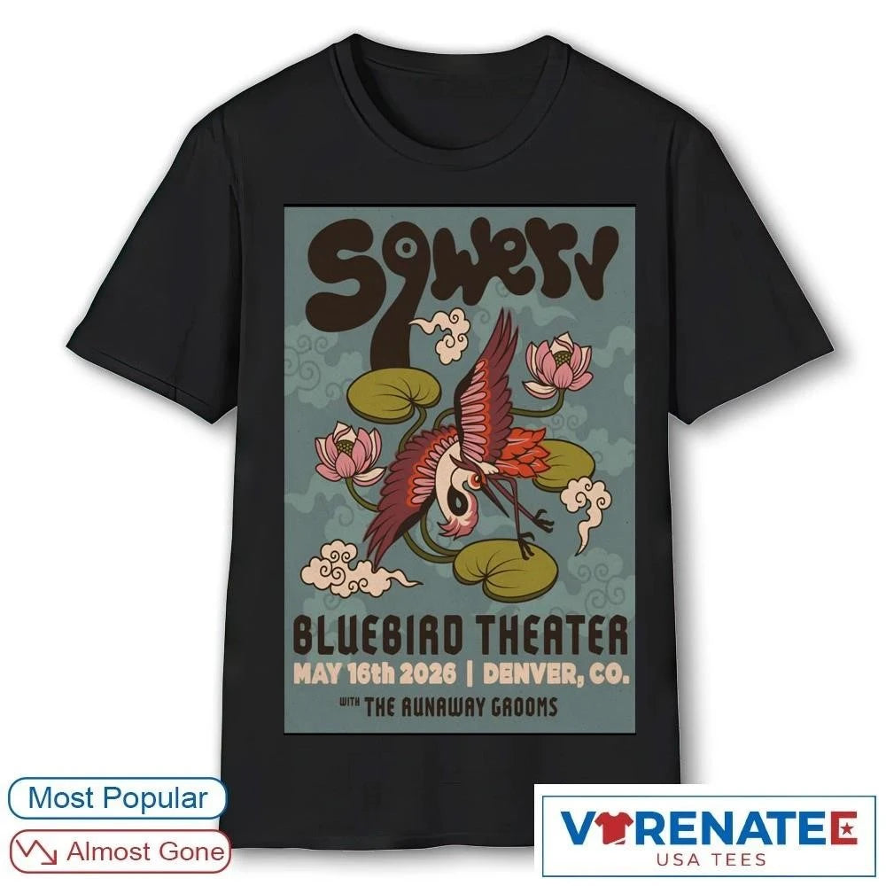 Sqwerv May 16 2026 Bluebird Theater in Denver CO Poster shirt