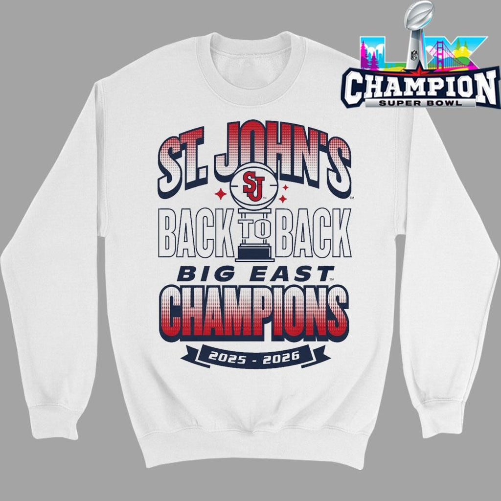 St John’s Big East Champs Back To Back Shirt