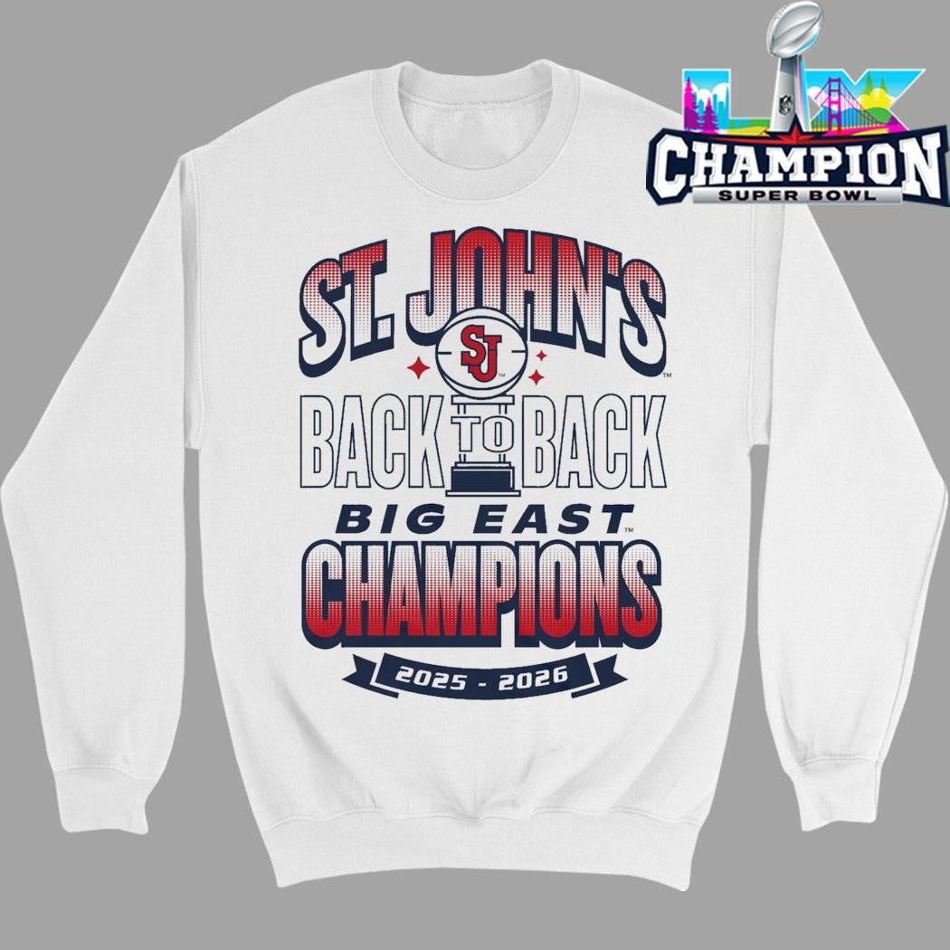 St John’s Big East Champs Back To Back Shirt
