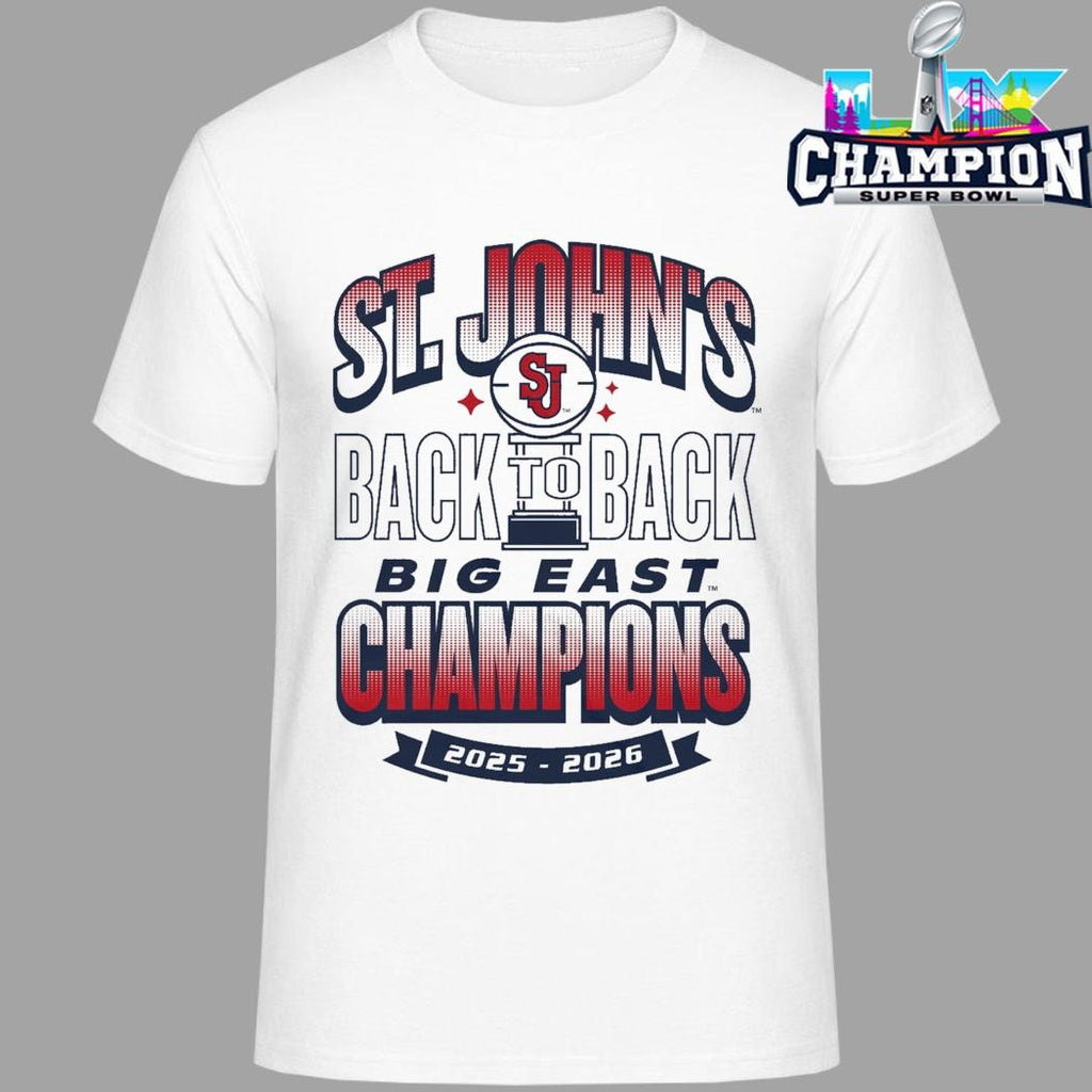 St John’s Big East Champs Back To Back Shirt