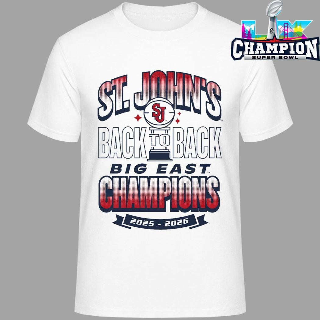 St John’s Big East Champs Back To Back Shirt