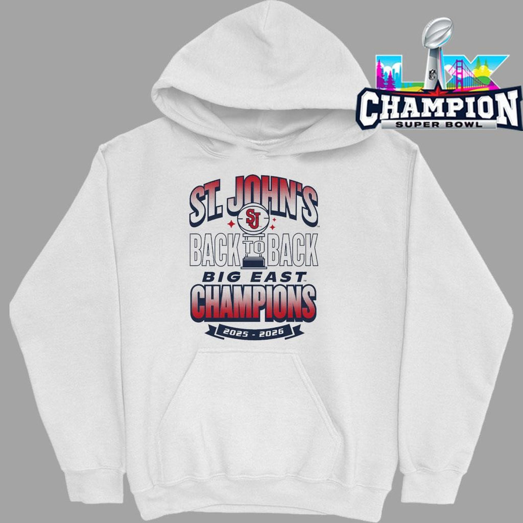 St John’s Big East Champs Back To Back Shirt
