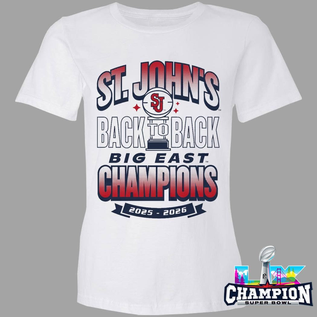St John’s Big East Champs Back To Back Shirt