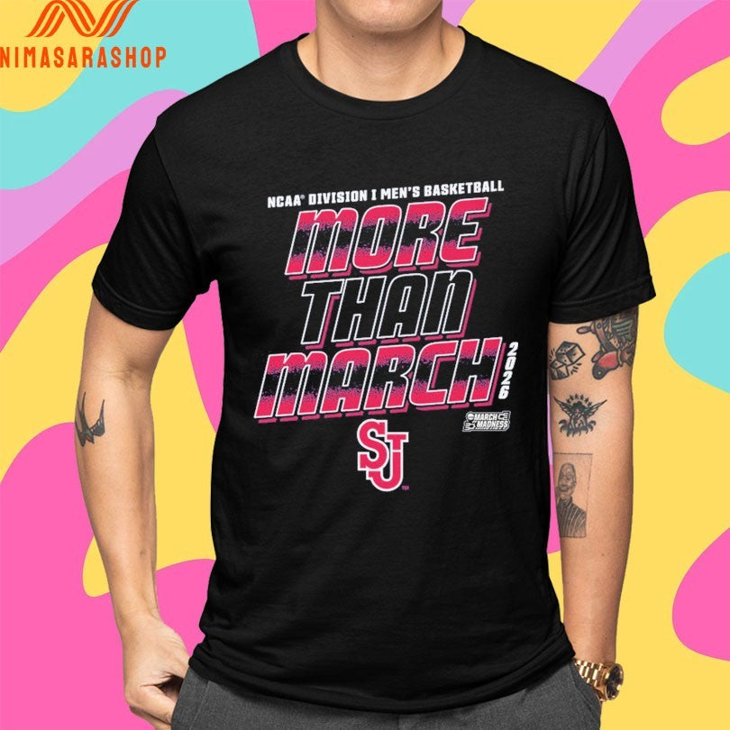 St John’s Red Storm 2026 Ncaa Division I Men’s Basketball More Than March Shirts