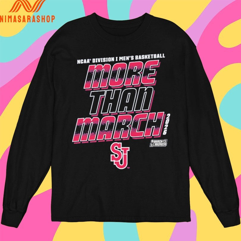 St John’s Red Storm 2026 Ncaa Division I Men’s Basketball More Than March Shirts