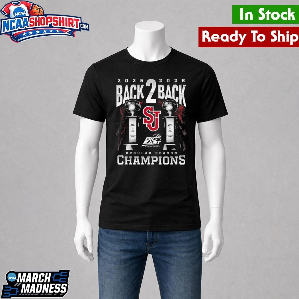 St John’s Red Storm Men 2026 Big East Tournament Champions Shirt