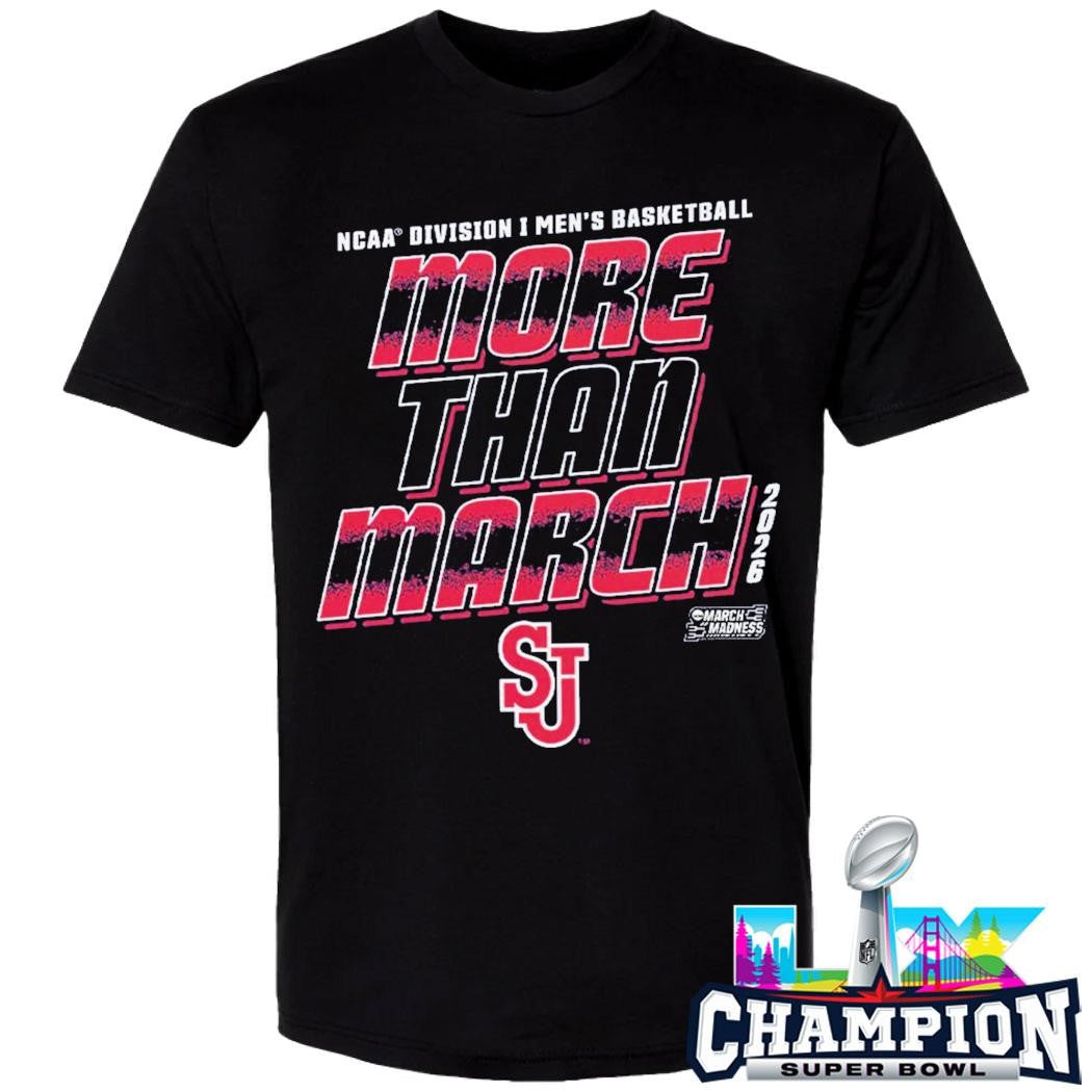 St John’s Red Storm Men’s Basketball Ncaa Division I March Madness 2026 More Than March Shirt