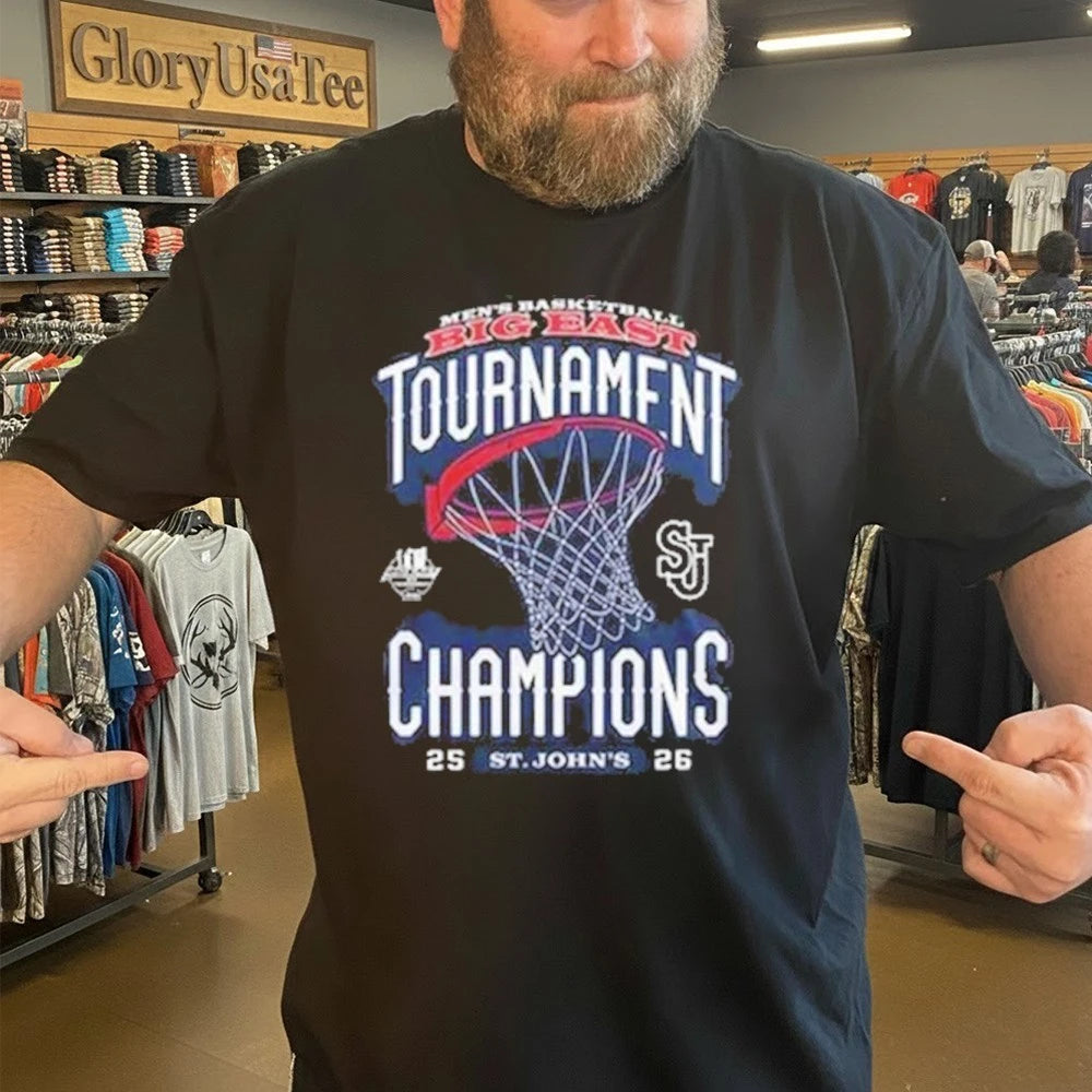 St John’s Red Storm University Men’s Basketball 2026 Big East Champions Shirt