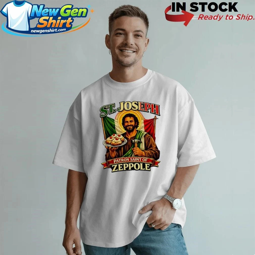 St Joseph Patron Saint Of Zeppole Shirt