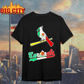 St Louis Cardinals Baseball X Mexican Flag Shirt
