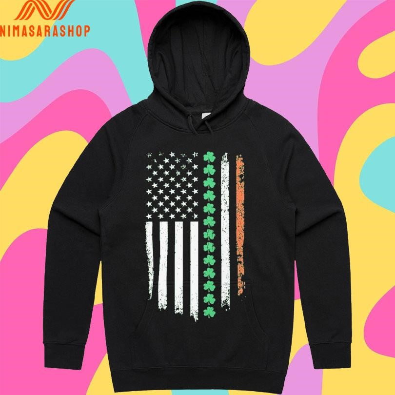 St Patrick’s Day American Flag Style Shirts