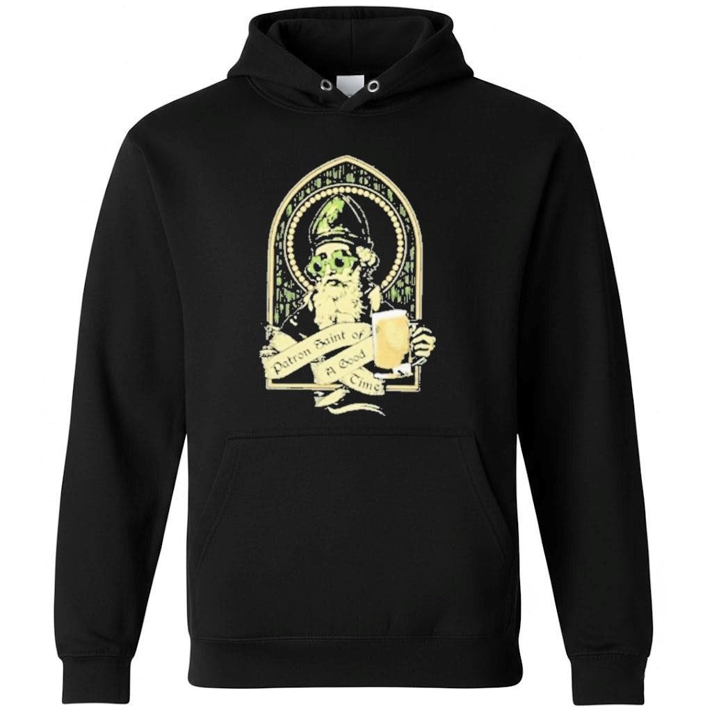 St Patricks Day Patron Saint Of A Good Time Beer Shirt