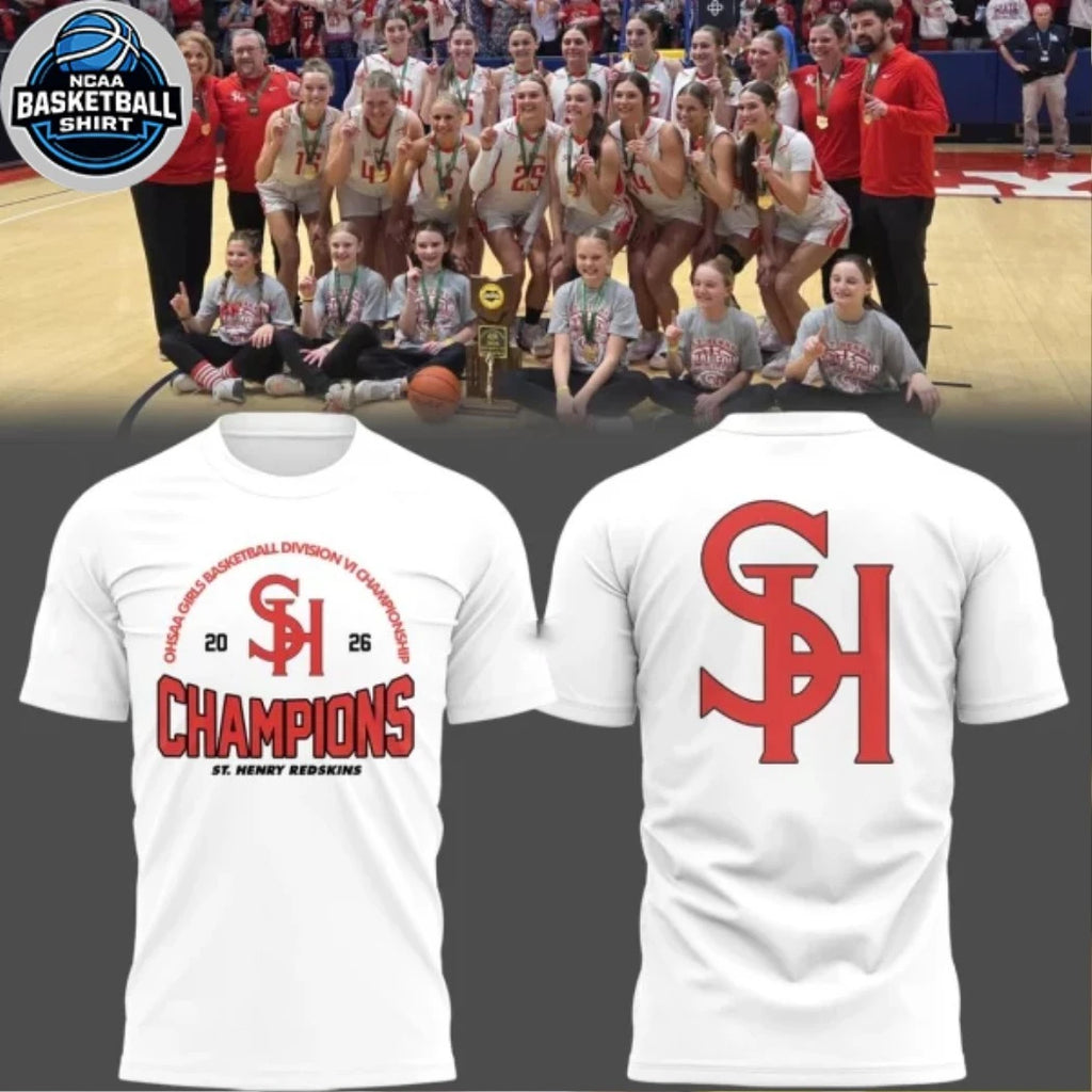 St. Henry Redskins OHSAA Girls Basketball Division Champions Shirt