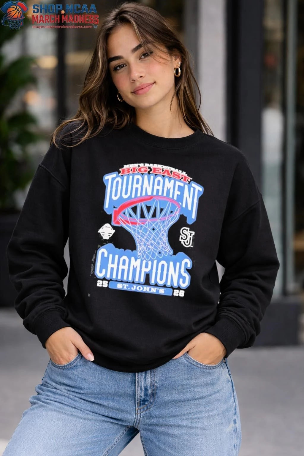 St. John’s Red Storm 2026 Big East Champions Locker Room T-Shirt