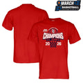St. John’s Red Storm 2026 Big East Men’s Basketball Tournament Champions T-Shirts
