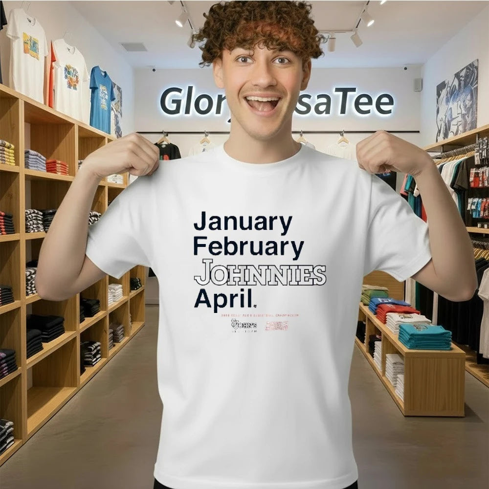 St. John’s Red Storm 2026 March Madness Month January February Johnnies April Shirt
