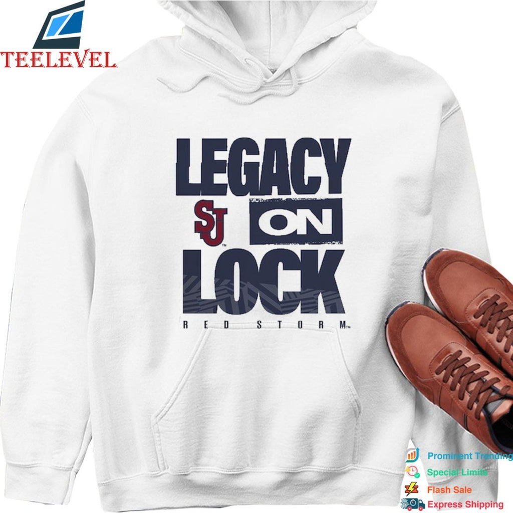 St. John’s Red Storm Legacy On Lock T-shirts