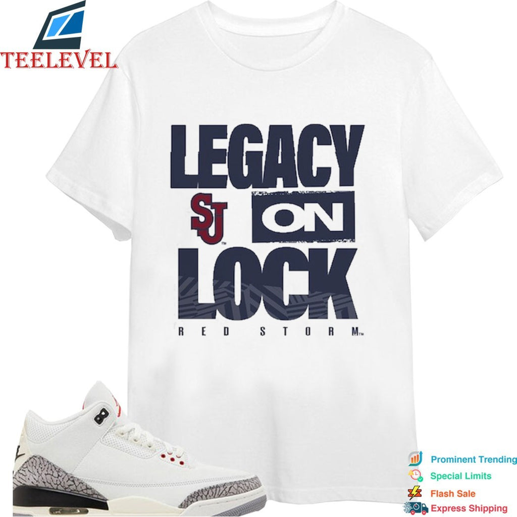St. John’s Red Storm Legacy On Lock T-shirts