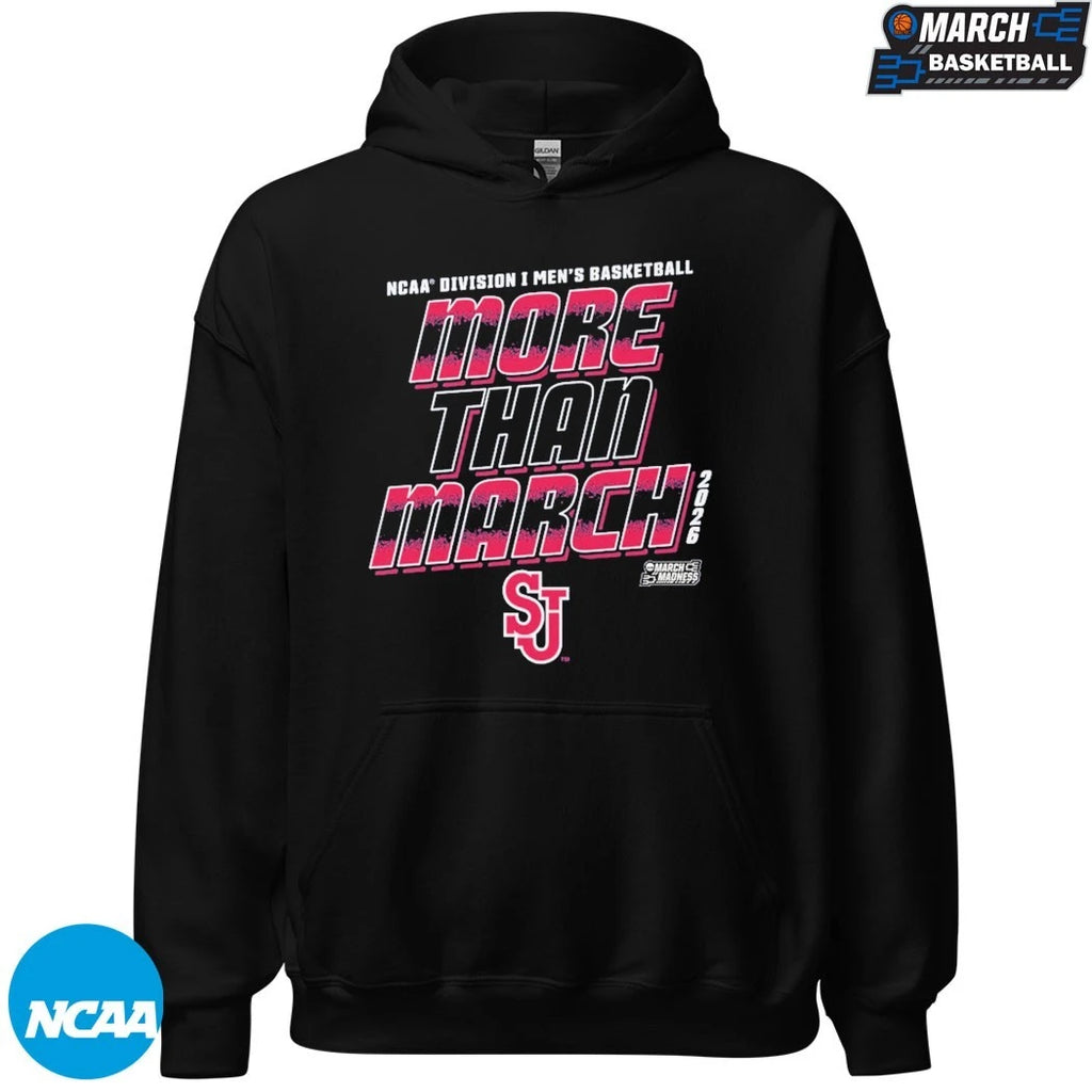 St. John’s Red Storm More Than March NCAA Division I Men’s Basketball March Madness 2026 T-shirts