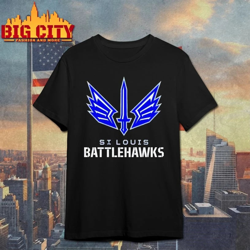 St. Louis Battlehawks Lockup Logo Shirt