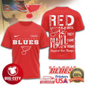 St. Louis Blues Official NHL Red Friday Two Sided Shirt