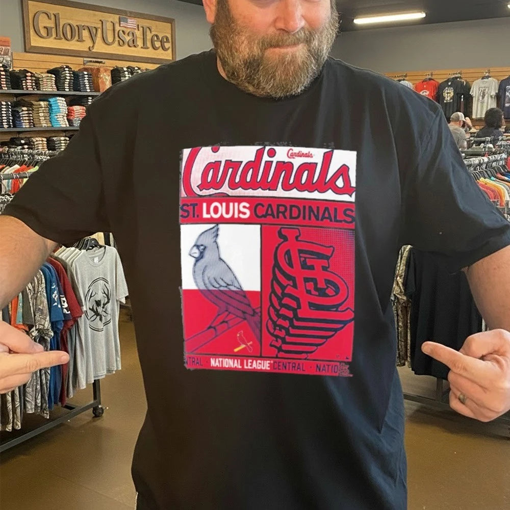 St. Louis Cardinals Profile Big &amp; Tall Two-Sided Graphic T-Shirt