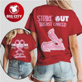 St. Louis Cardinals Strike Out Breast Cancer Awareness 2025 Two Sided Shirt