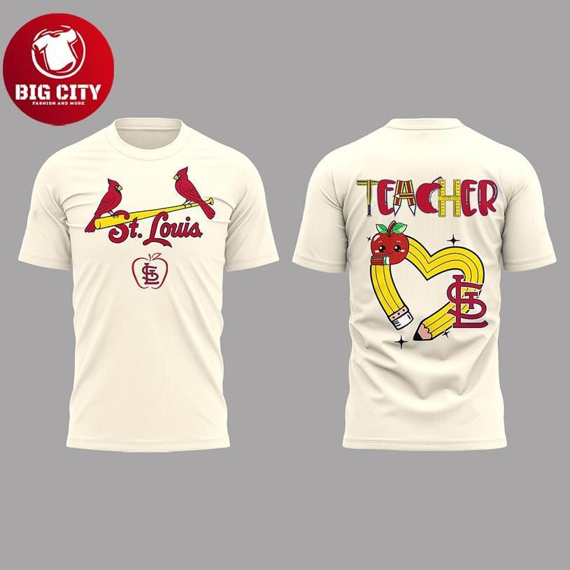 St. Louis Cardinals Teachers Night Of Appreciation 2025 Christmas Two Sided Shirt
