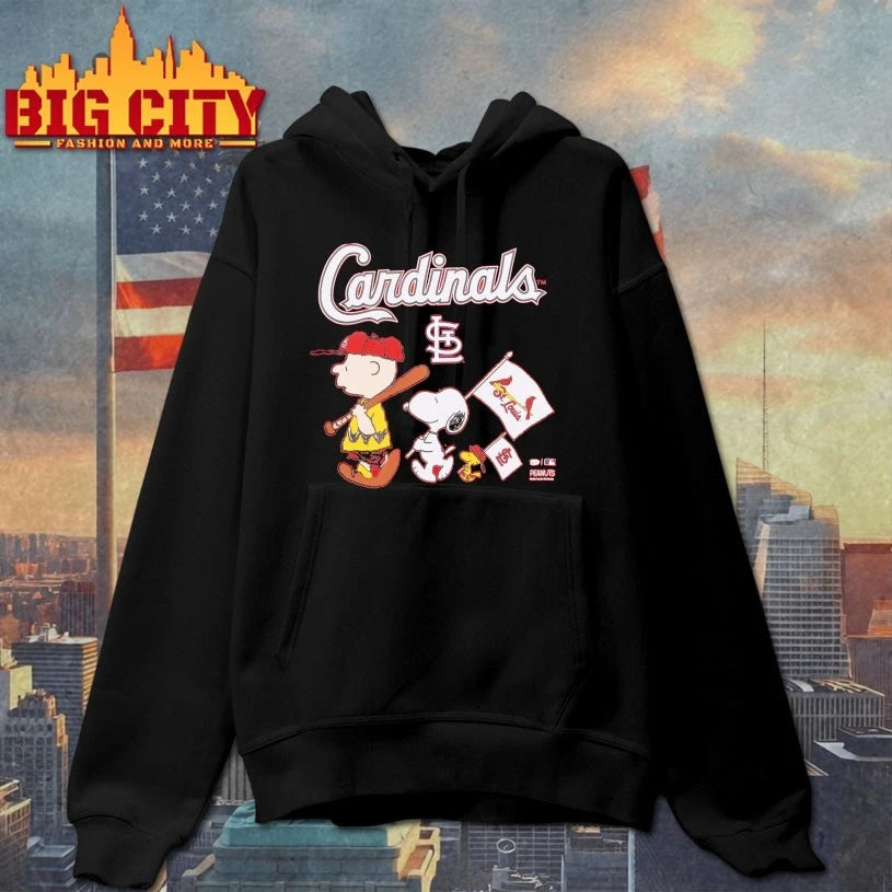 St. Louis Cardinals Toddler Peanuts Flag shirt