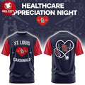 St. Louis Cardinals x 2026 Healthcare Appreciation Night Two Sided Shirt