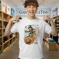 St. Patrick’s Day Fireball Meteor Retro Cosmic Graphic Shirt