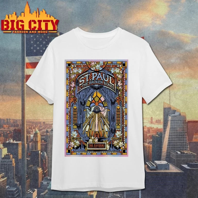 St. Paul and The Broken Bones Event The Caverns 2025 Poster shirt