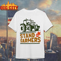 Stand with farmers shirt