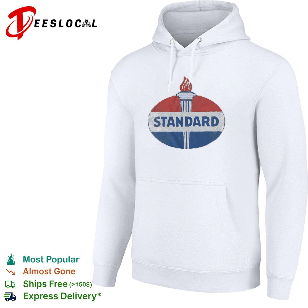 Standard Oil Company torch logo emblem retro corporate branding identity icon shirt