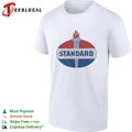 Standard Oil Company torch logo emblem retro corporate branding identity icon shirt