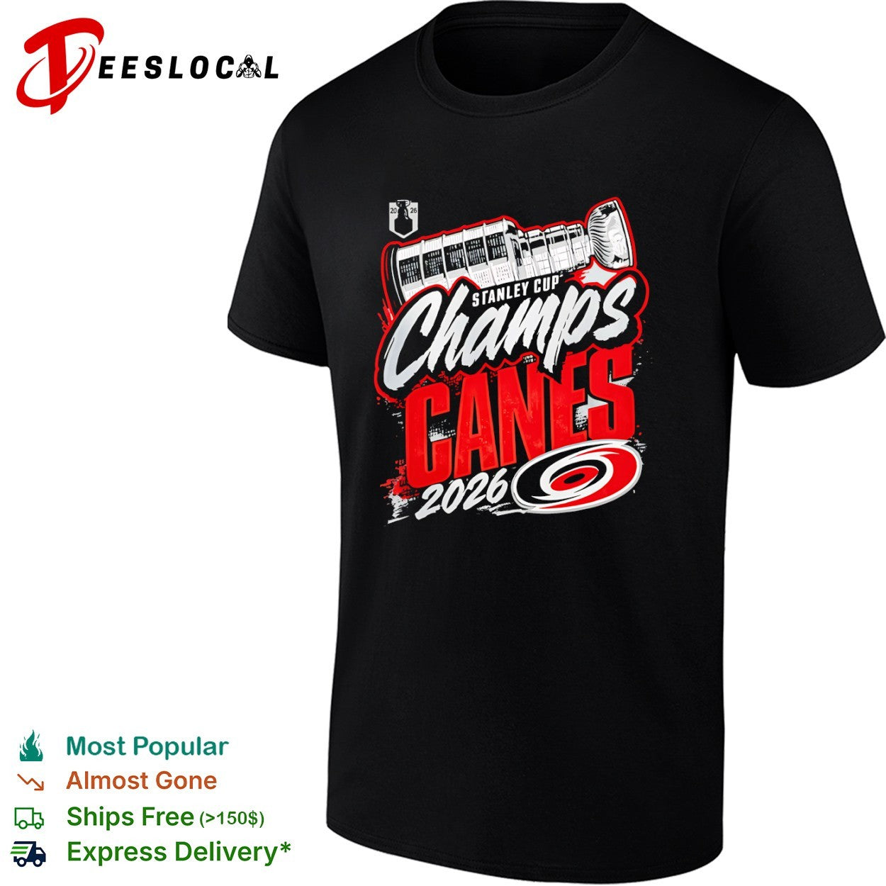 Stanley Cup Champs Canes 2026 Carolina Hurricanes Hockey shirt