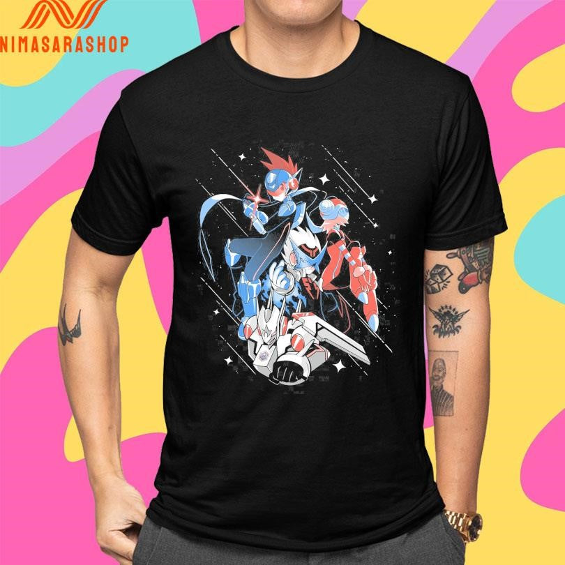 Star Force Mega Man Shirts