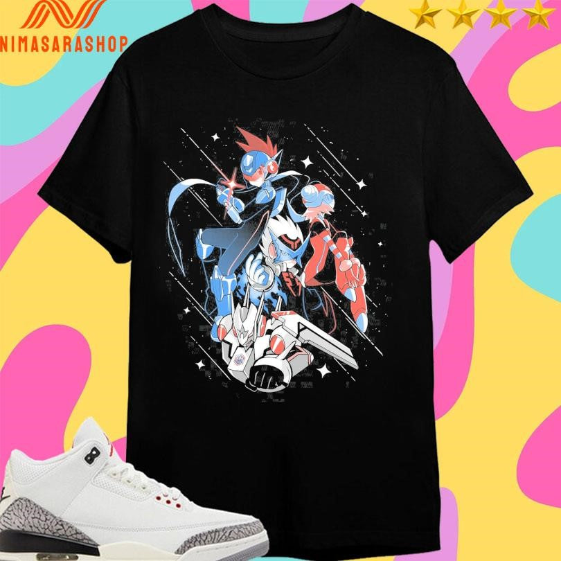 Star Force Mega Man Shirts