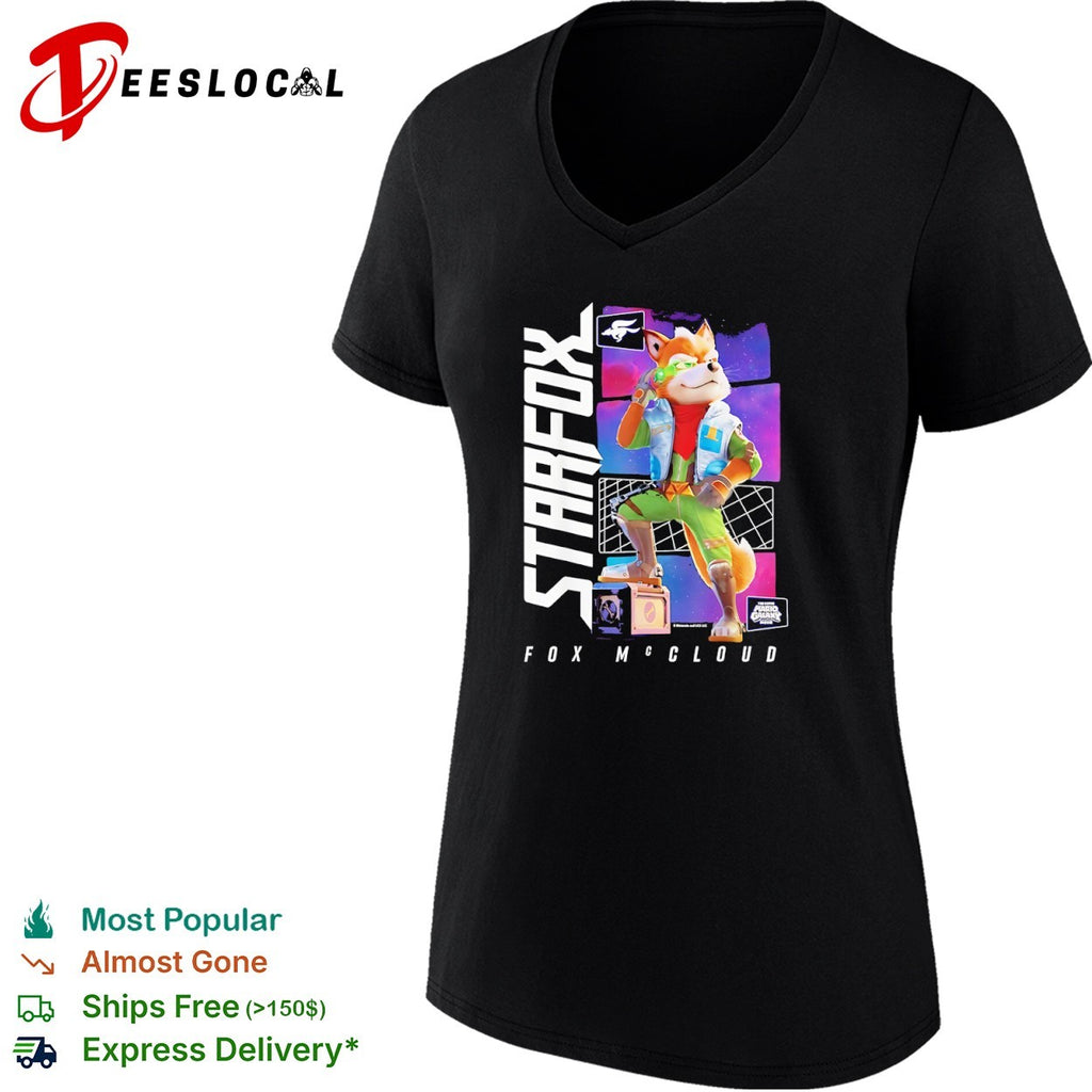 Star Fox Fox McCloud The Super Mario Galaxy Movie shirt