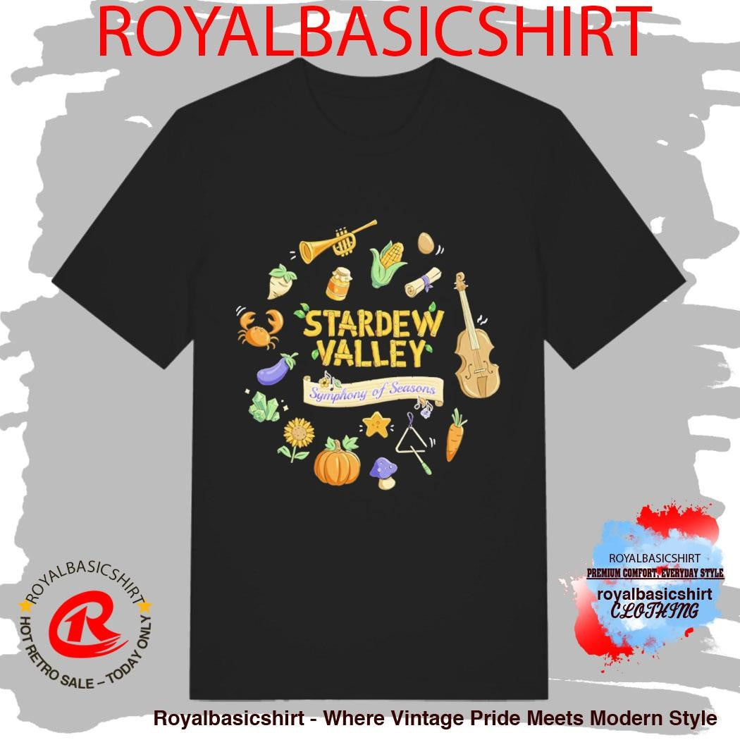 Stardew Valley Concert Symphony Of Seasons Tour T-Shirt
