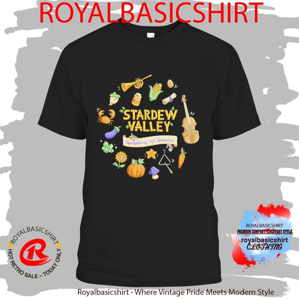 Stardew Valley Concert Symphony Of Seasons Tour T-Shirt