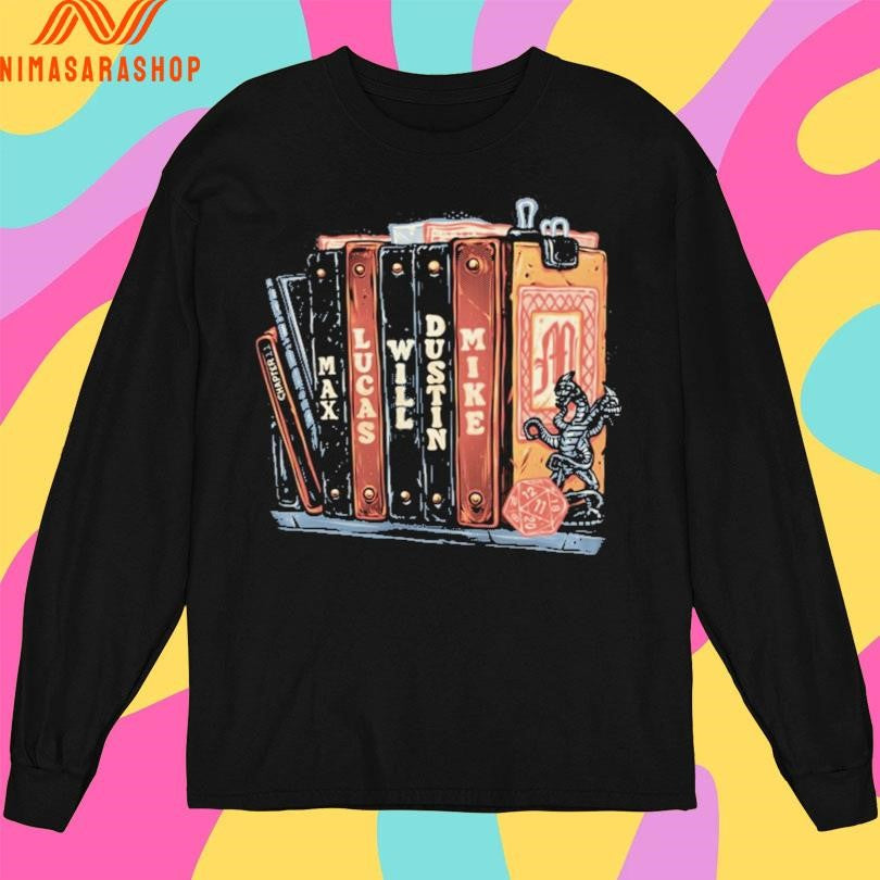 Start Of A New Chapter Book Max Lucas Will Dustin Mike Shirts