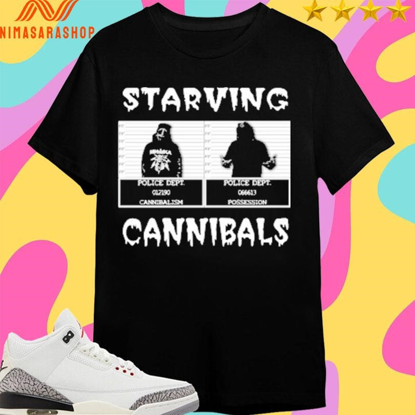 Starving Cannibal Criminals Mugshot Shirts