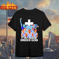 Statue Of Liberty Eagle And North Carolina Tar Heels Players One Nation Under God Shirt